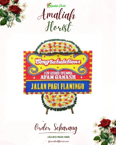 Bunga Papan Congratulation di Patrol